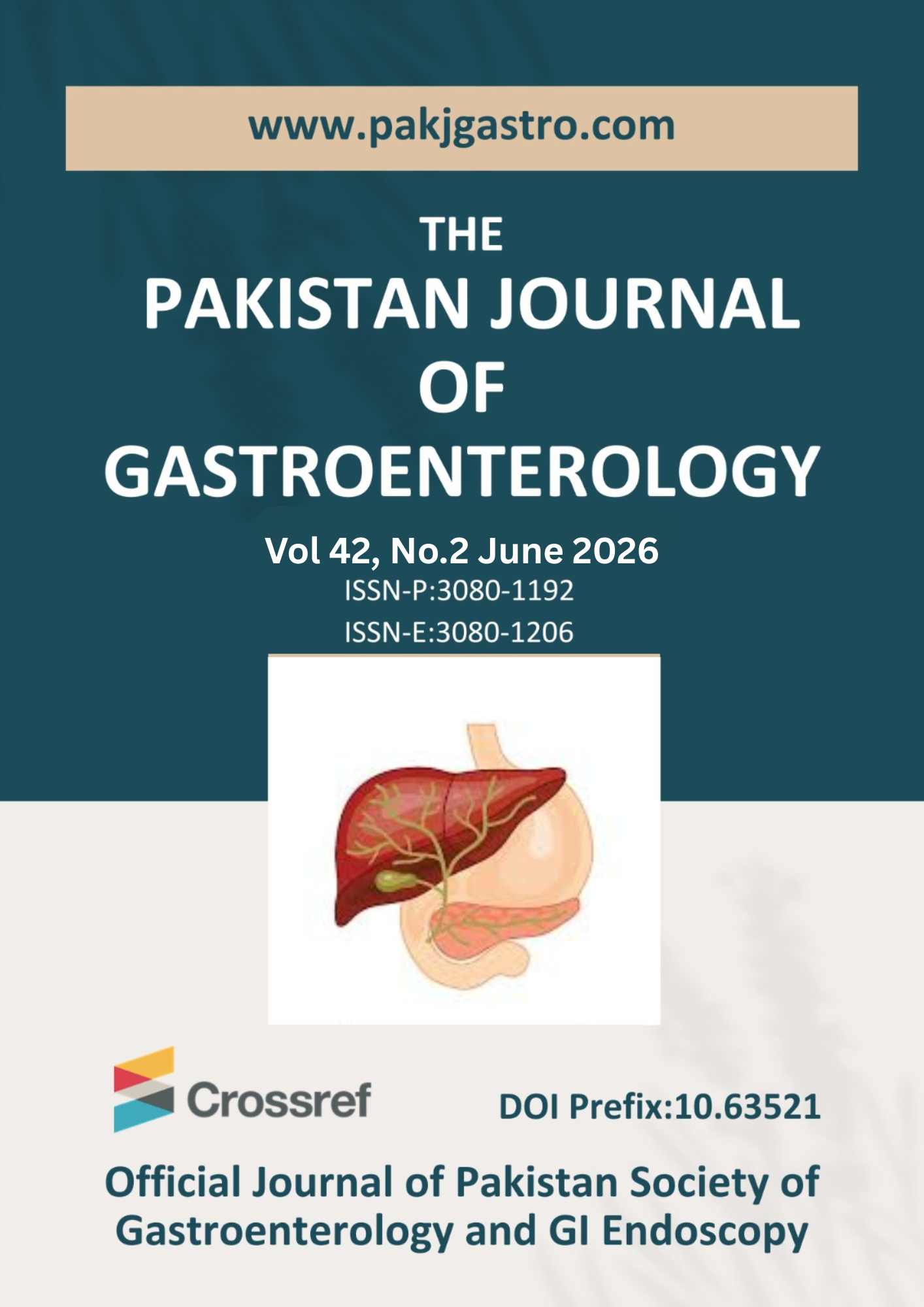 					View Vol. 42 No. 2 (2026): Pakistan Journal of Gastroenterology 
				